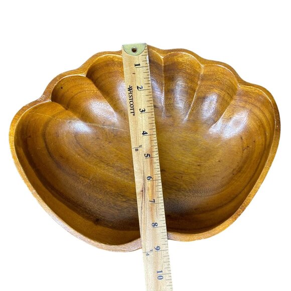 Vintage Monkeypod Wood Set of 5 Bowls Serving Set, Tiki, Boho, MCM, Giftable - Picture 5 of 10